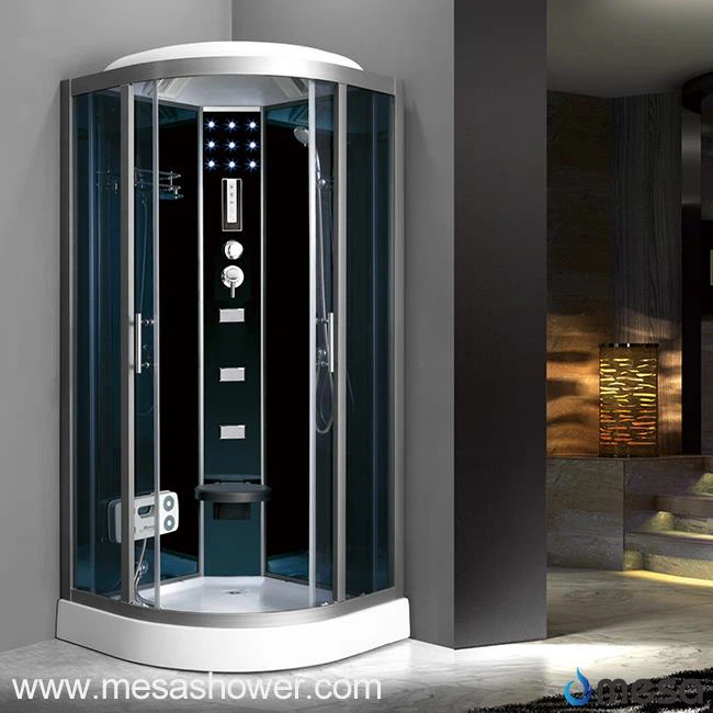 Sektoriaus formos masažas Dušo kabinos kambarys su sėdynėmis M-500-CF