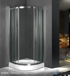 Įrėminti blizgus kampe naujas dizainas stumdomas dušo kabinos su pigiai