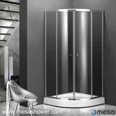 Šiuolaikiškas stumdomos durys su rėmeliu