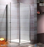 "Square Angle Pivot" karštas pardavimas "Clear Glass Shower Door"
