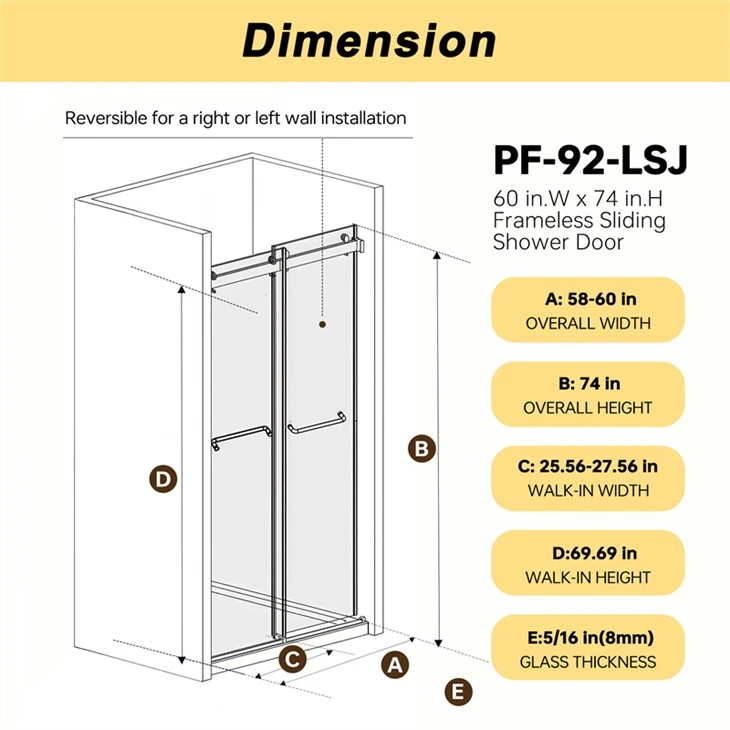 Double Sliding Shower Door best